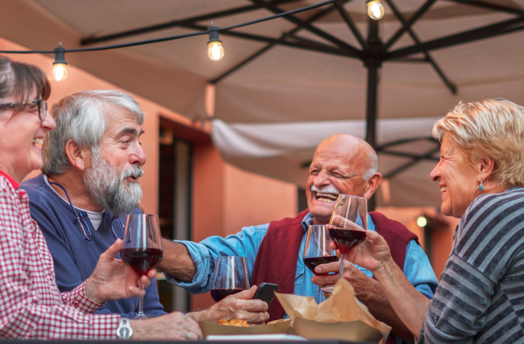 Seniors à table